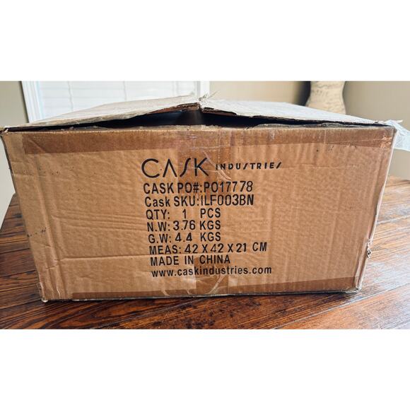 NIB Cask Industries FLUSH MOUNT Large CEILING LIGHT - 3 Light - Picture 4 of 9